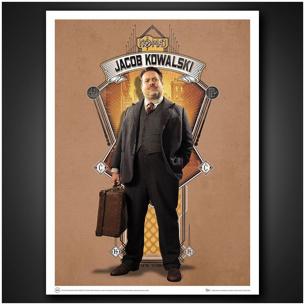 3pc Fantastic Beasts & Where To Find Them Wall Art Print 58cm