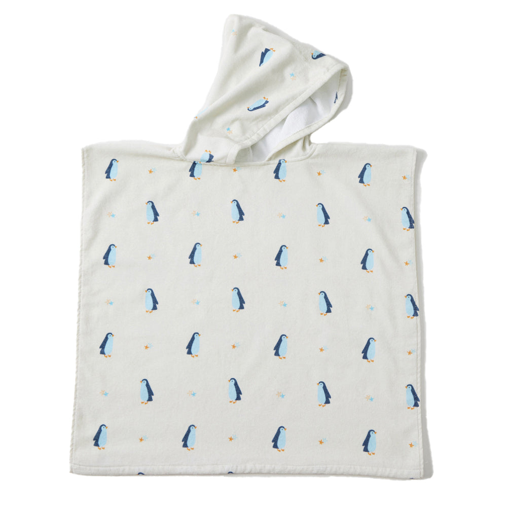 Jiggle & Giggle Splash About Hooded Poncho Baby Bath Clothing