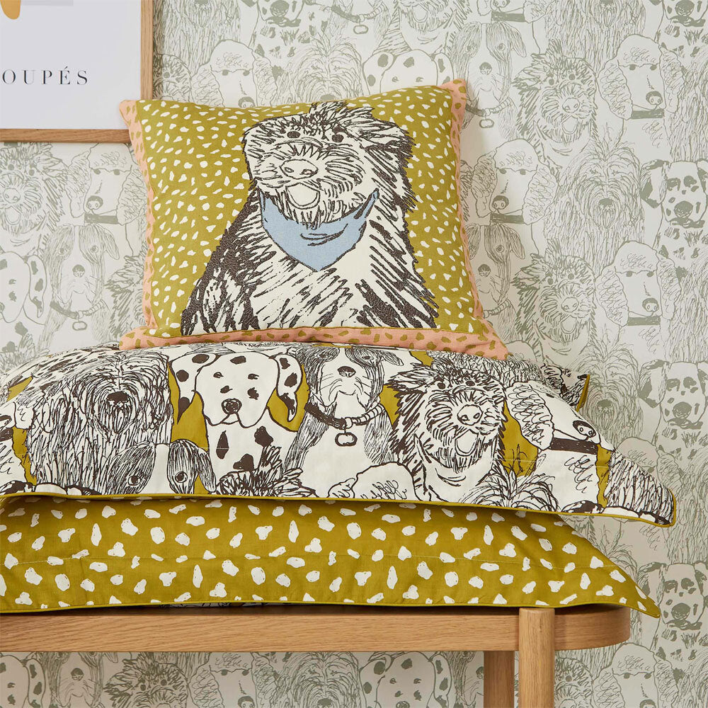 Scion Doggy Day Care Queen Bed Cover Bedding Sheet Set