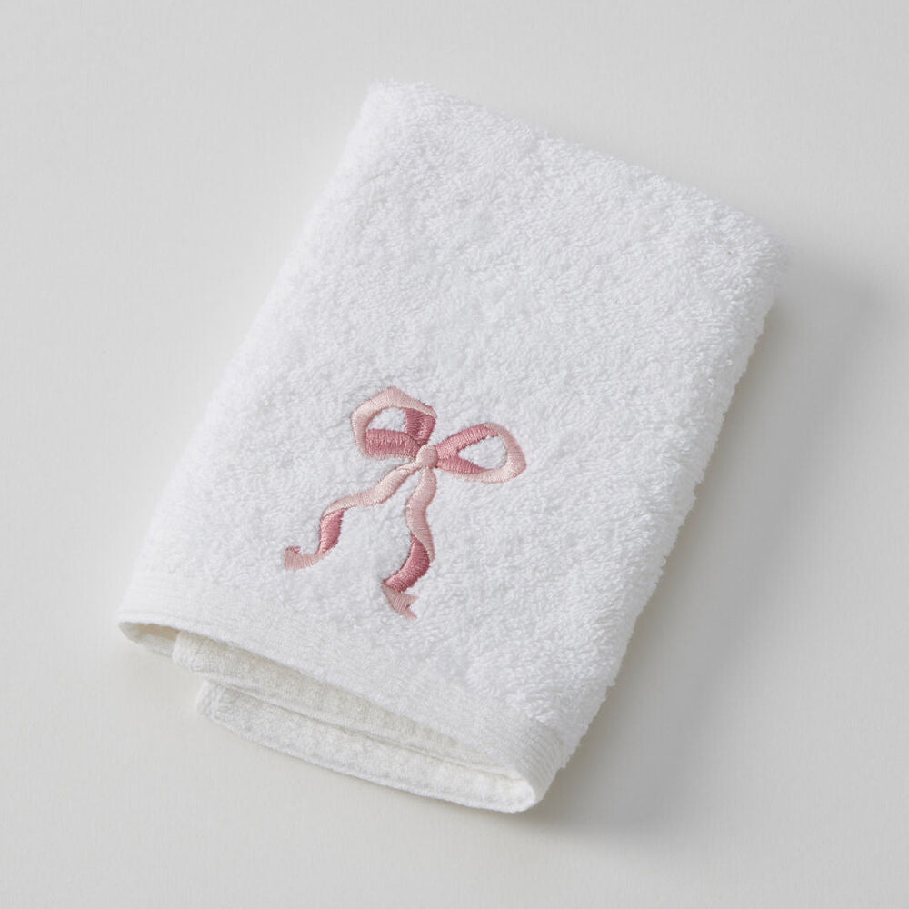 3pc Jiggle & Giggle Bath Towel Face Washer in Organza Bag Bows Love