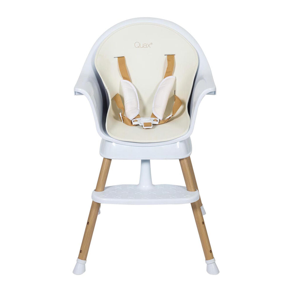 Quax Ultimo 3 Ergonomical Highchair White/Natural 6m+