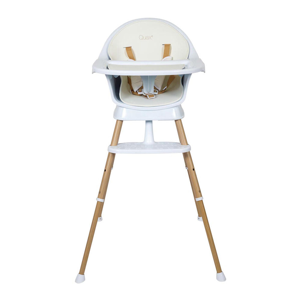 Quax Ultimo 3 Ergonomical Highchair White/Natural 6m+
