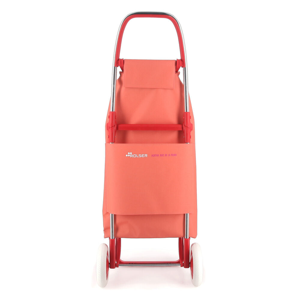 Rolser Serrella Agatha Ruiz de la Prada 2 Wheel Foldable Shopping Trolley Coral