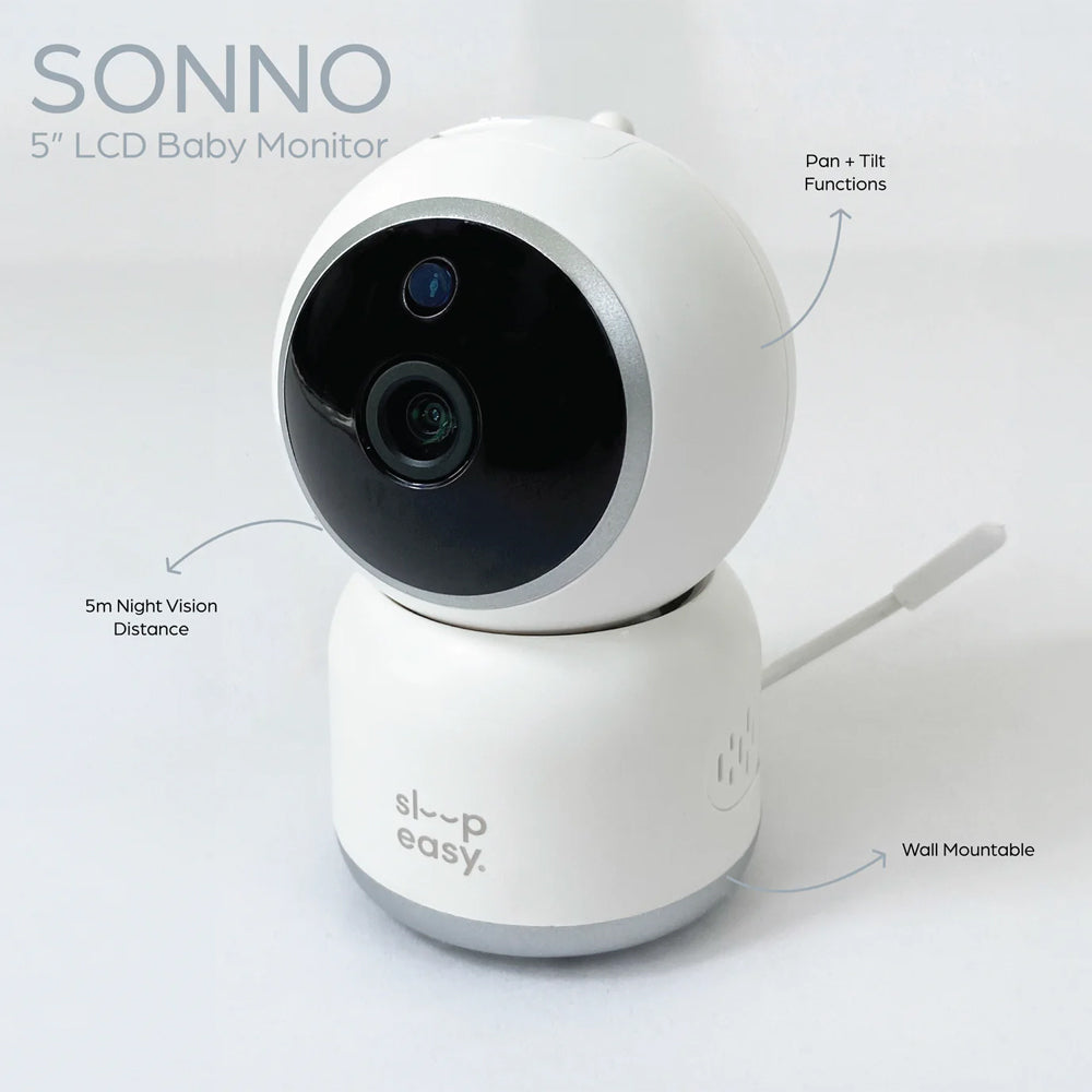 Babystudio Sonno Crystal Clear Digital Baby Monitor 5''/12.7cm White