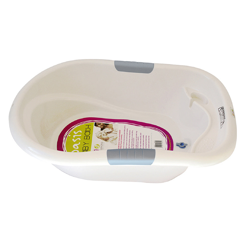 Roger Armstrong Oasis Baby Bath Infant Shower Tub White