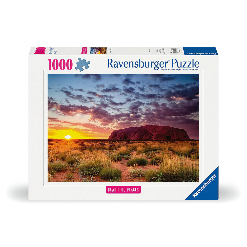 1000pc Ravensburger Ayers Rock Australia Jigsaw Puzzle Set Adults