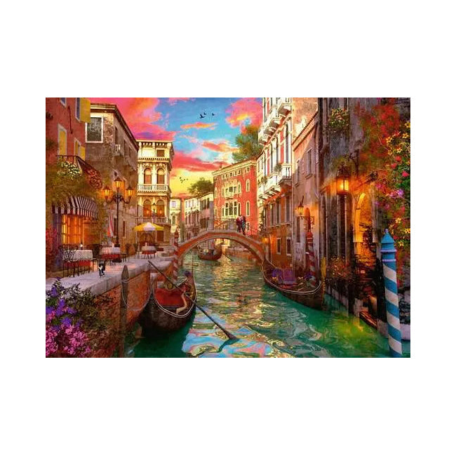 1000pc Ravensburger Venice Romance Jigsaw Puzzle Adults