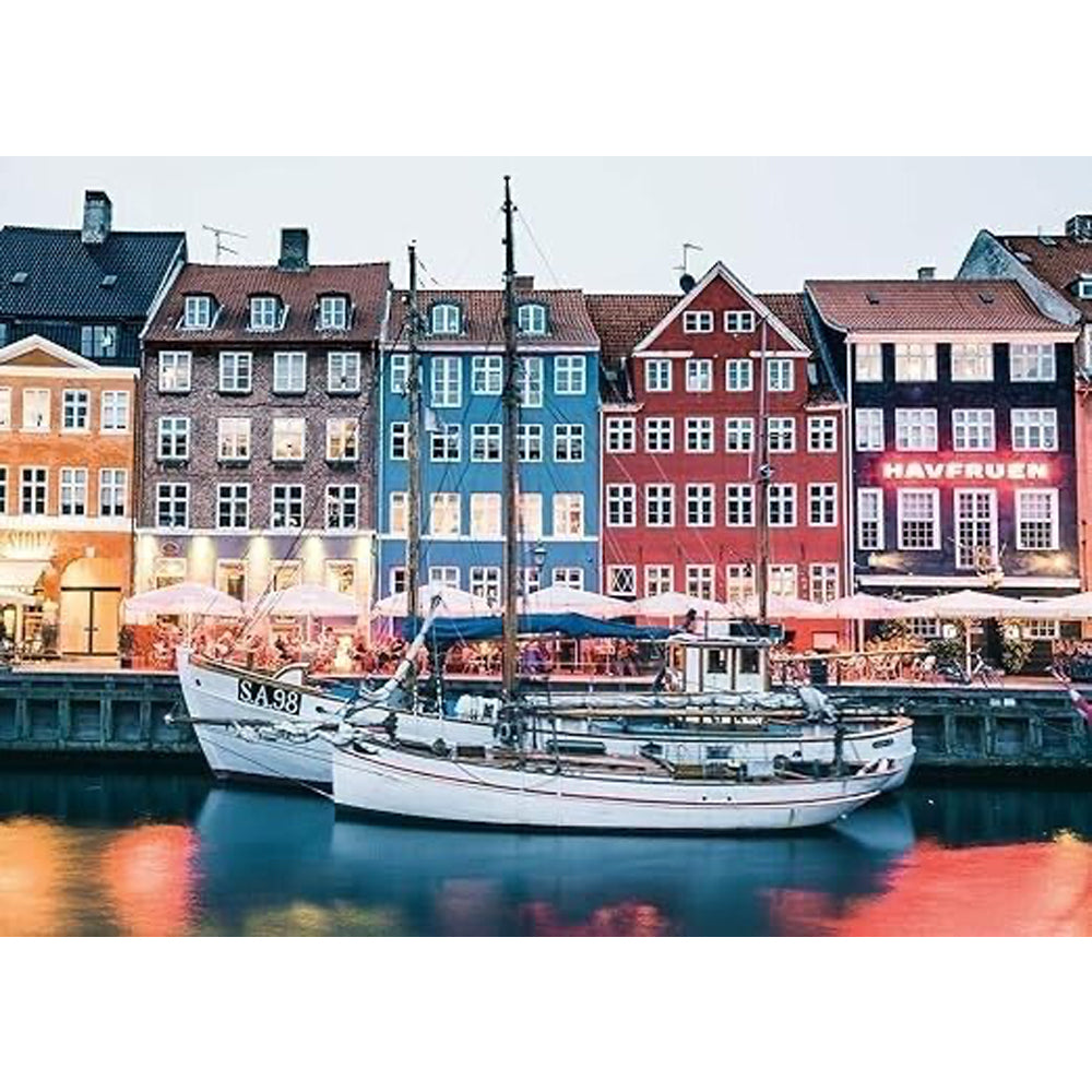 1000pc Ravensburger Copenhagen Denmark Jigsaw Puzzle Set Adults