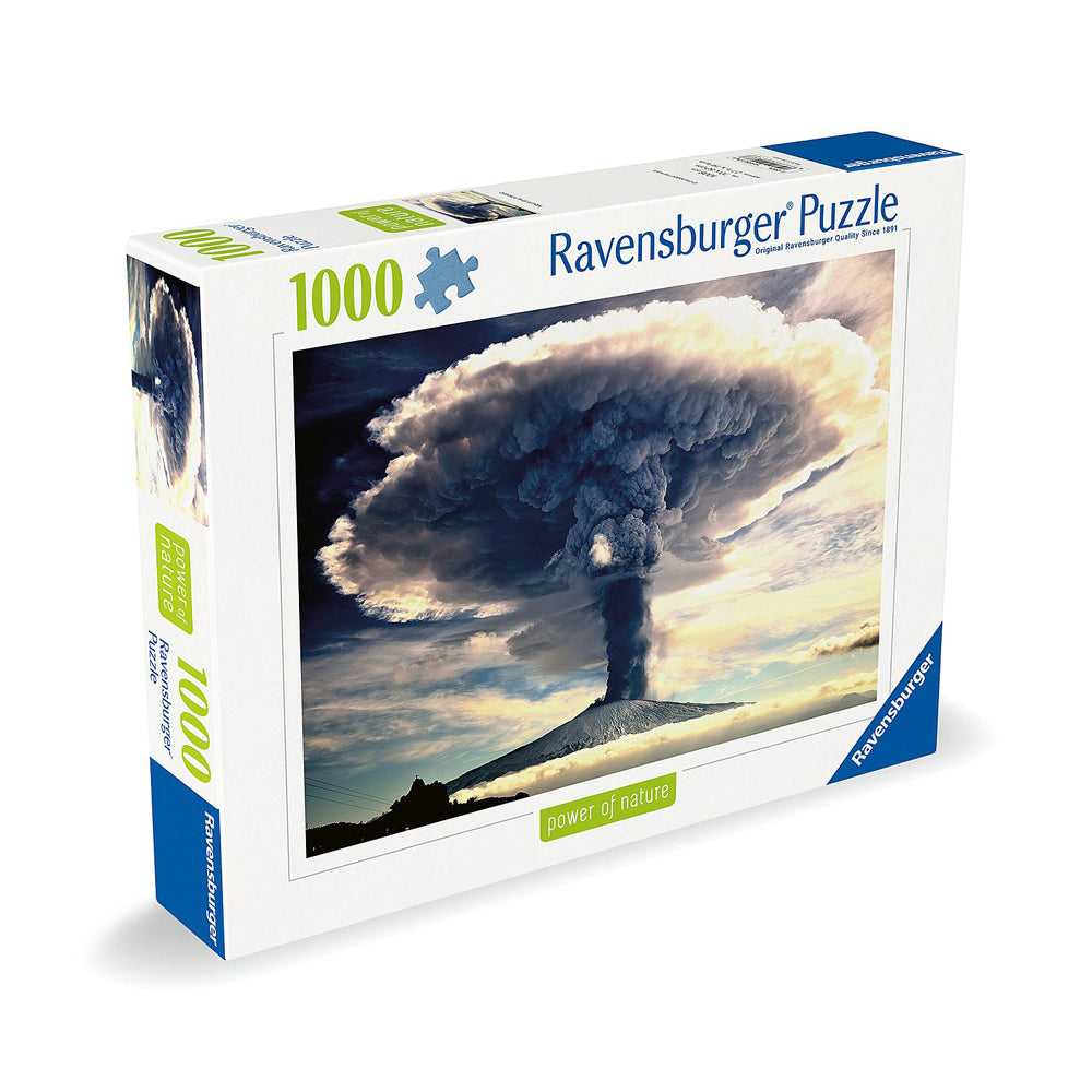 1000pc Ravensburger Mount Etna Volcano Adults Jigsaw Puzzle