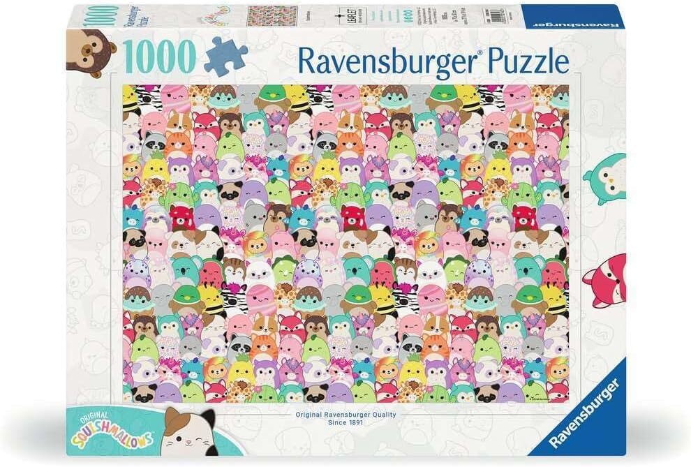 1000pc Ravensburger Squish Squad Jigsaw Puzzle Set Adults