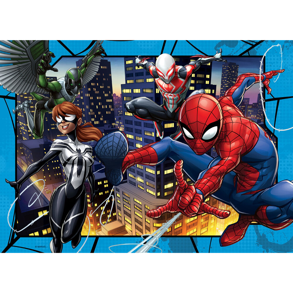 Ravensburger Spider-Man Bumper 4-Jigsaw Puzzle Pack 5y+