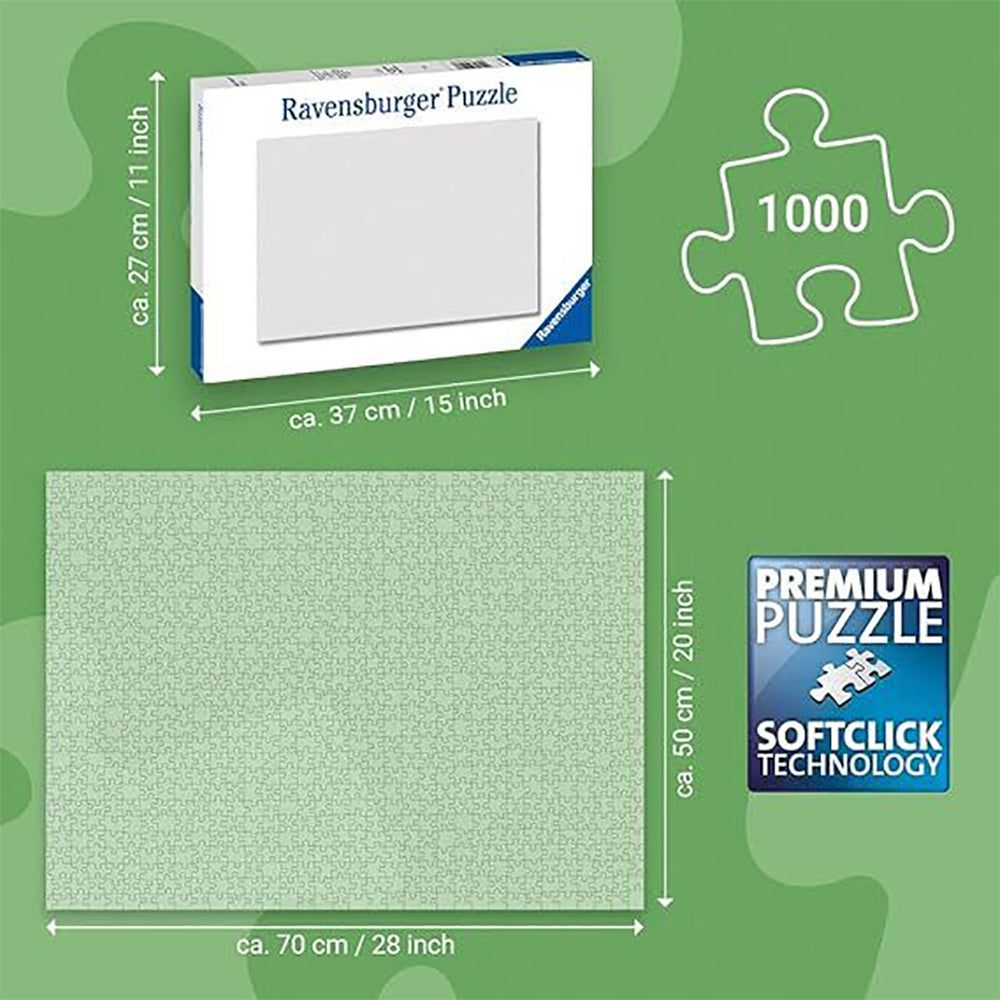 1000pc Ravensburger Church Lane Family Jigsaw Puzzle