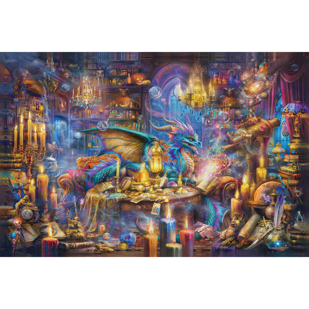 3000pc Ravensburger WT Fantasy Library Jigsaw Puzzle