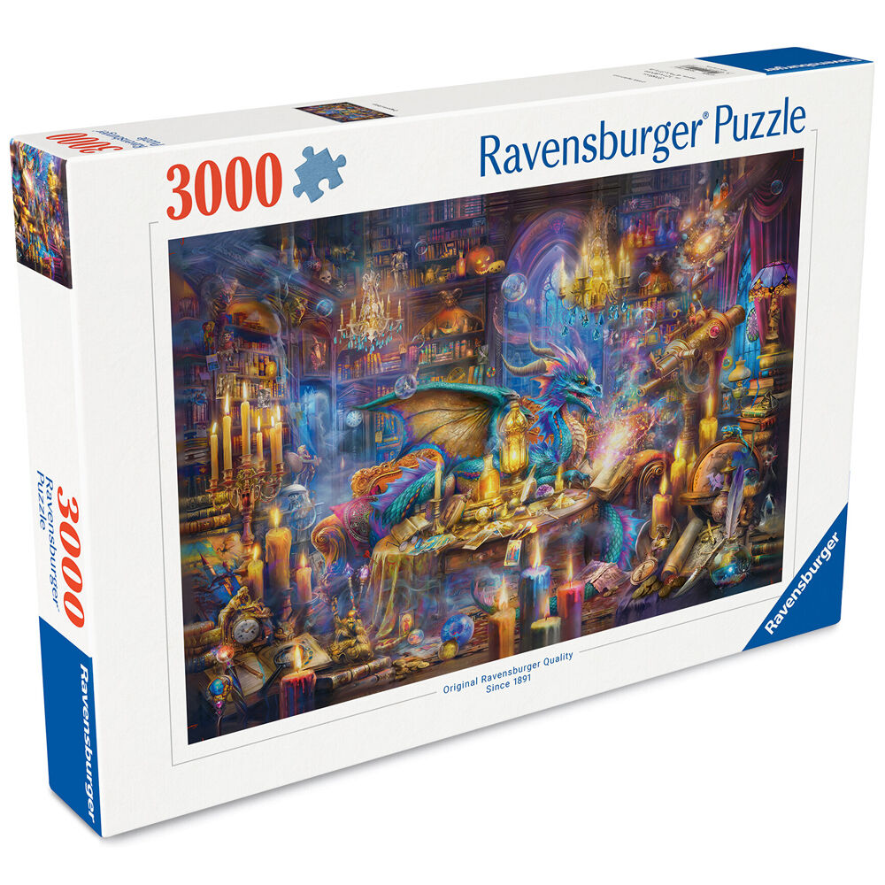 3000pc Ravensburger WT Fantasy Library Jigsaw Puzzle