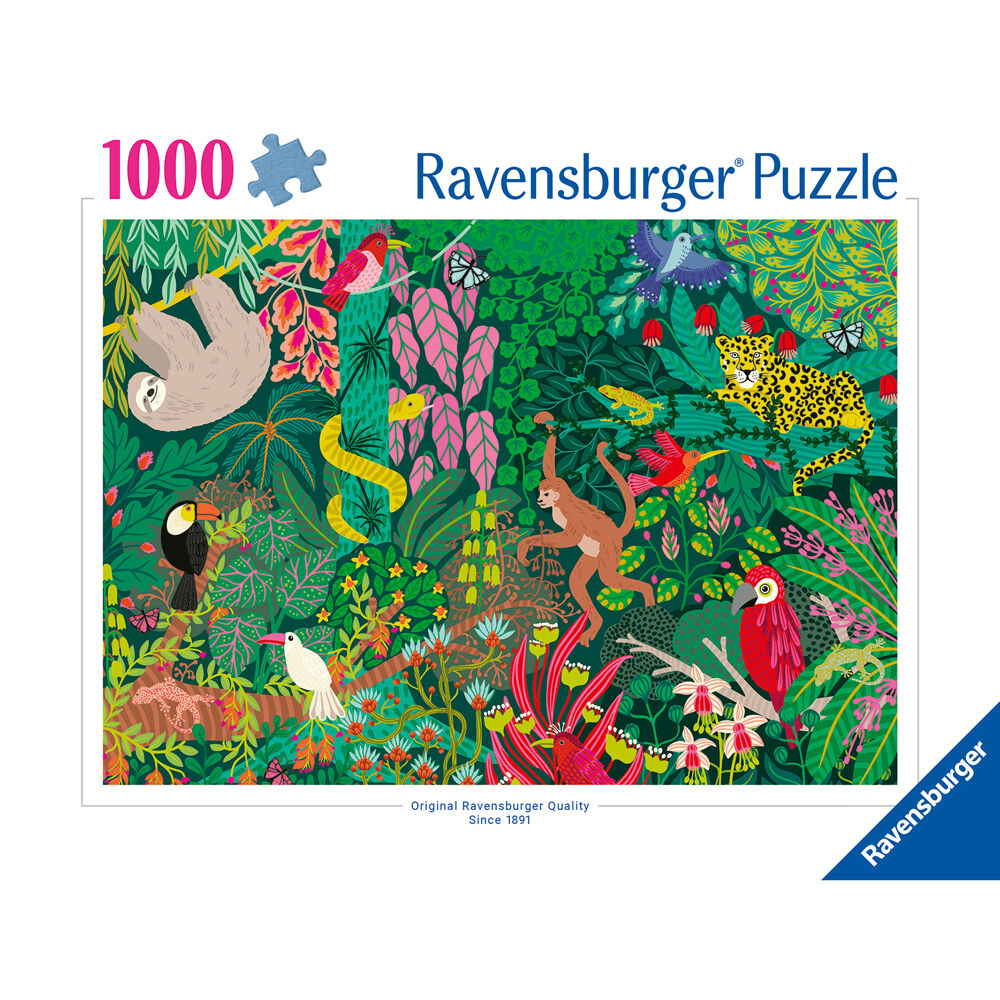 1000pc Ravensburger AT Magical Rain Forrest Jigsaw Puzzle 70x50cm 14y+