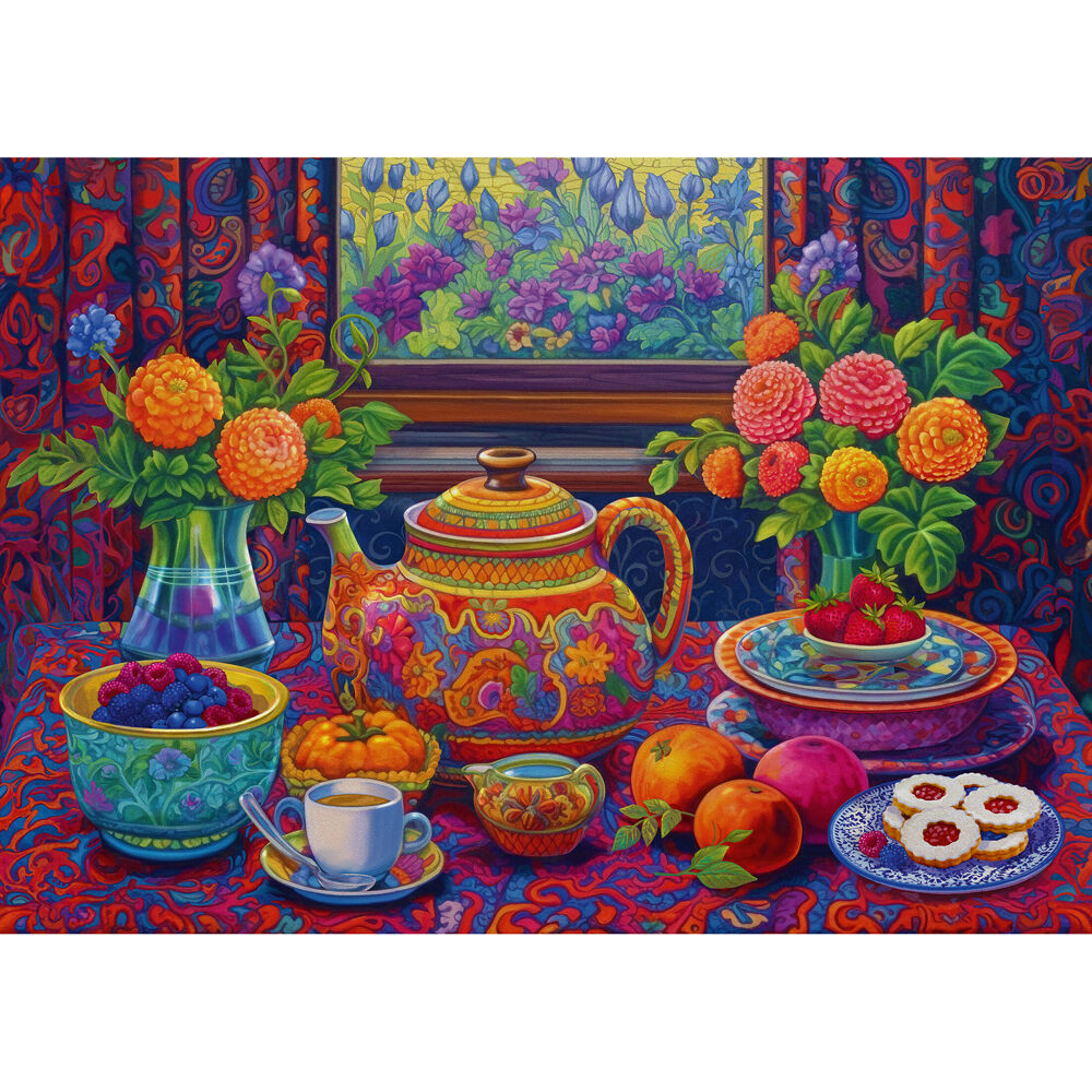 300pc Ravensburger Time For Tea Jigsaw Puzzle Teens/Family 9y+