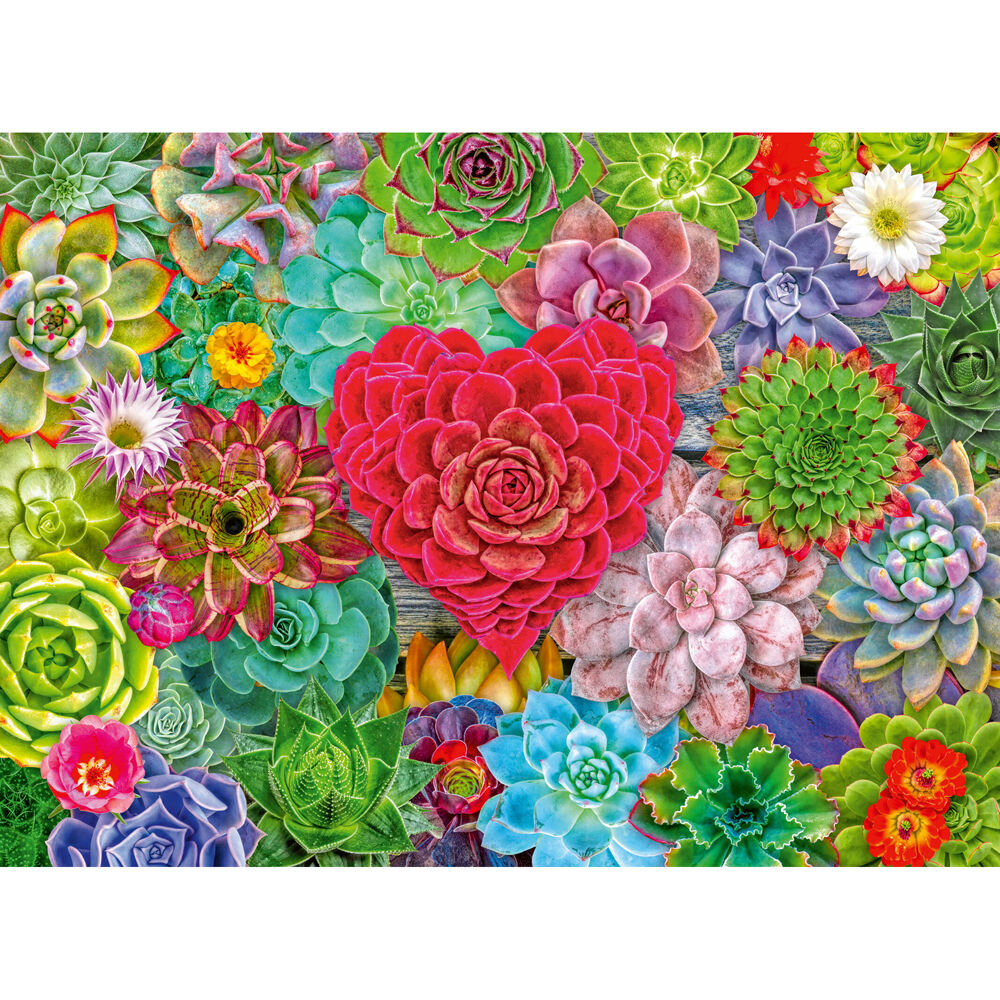 500pc Ravensburger Succulent Love Jigsaw Puzzle 49.3x36.2cm 12y+