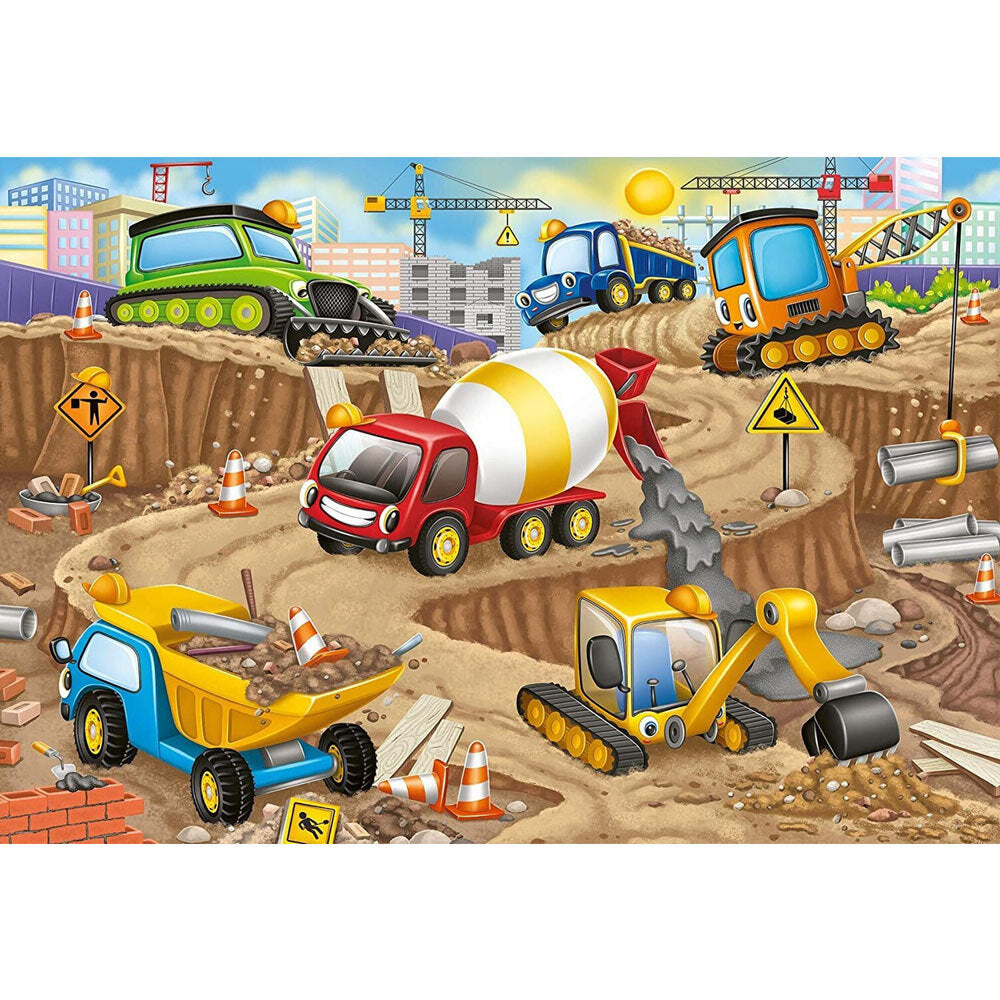 24pc Ravensburger Construction Fun Jigsaw Puzzle 89x61cm 3y+