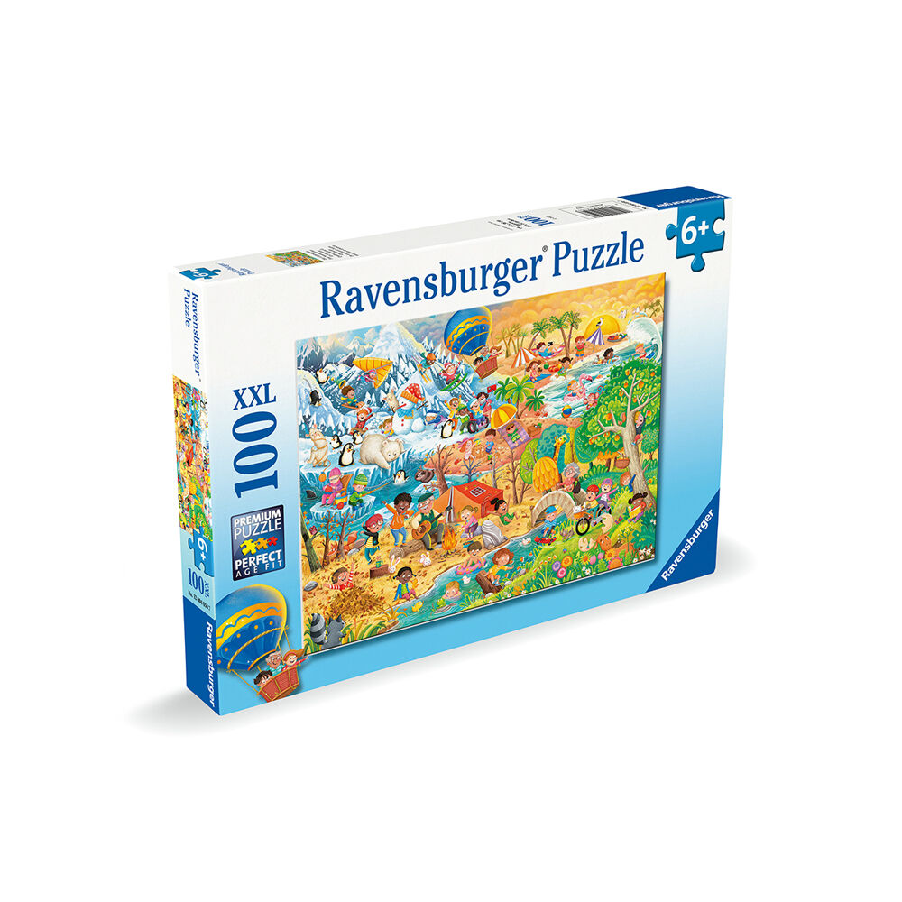 100pc Ravensburger WT 4 Seasons Jigsaw Puzzle 49x36cm 6y+