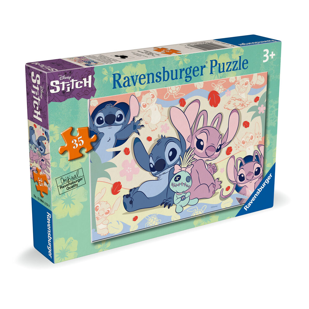 35pc Ravensburger Disney Stitch Jigsaw Puzzle 0.2x28.1cm Kids 3y+