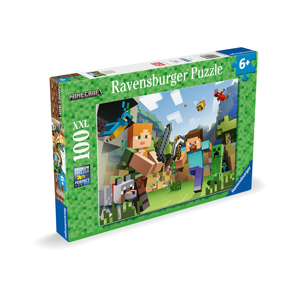 100pc Ravensburger WT Minecraft Jigsaw Puzzle 49x36cm 6y+