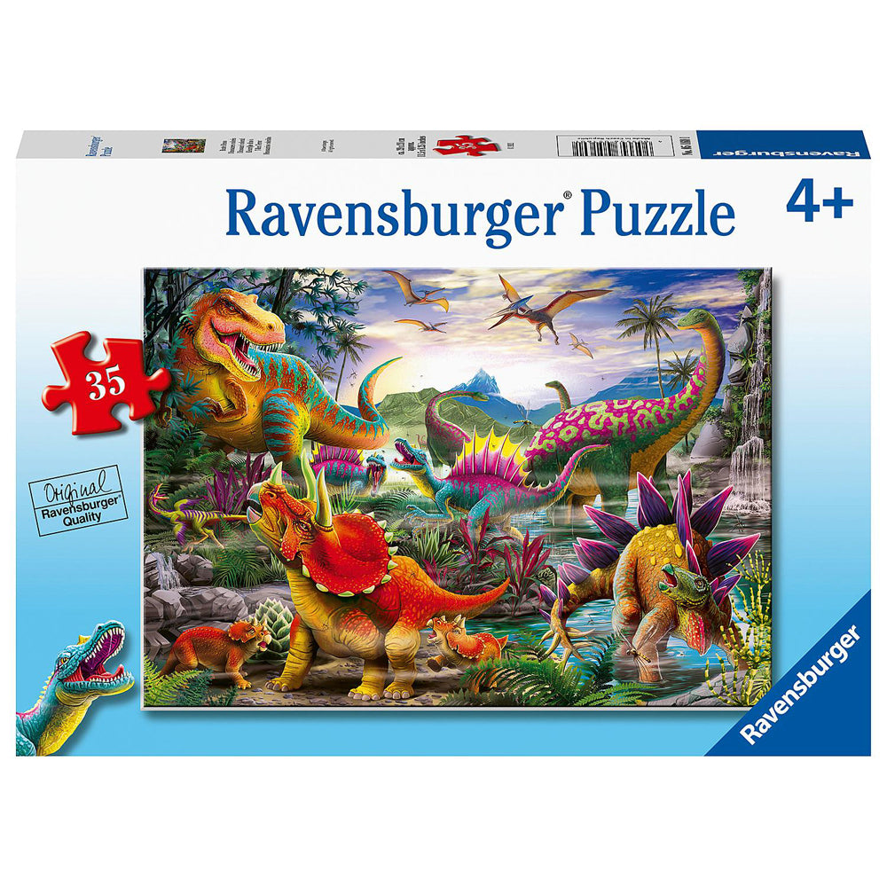 35pc Ravensburger T-Rex Terror Jigsaw Kids/Childrens Puzzle 4Y+