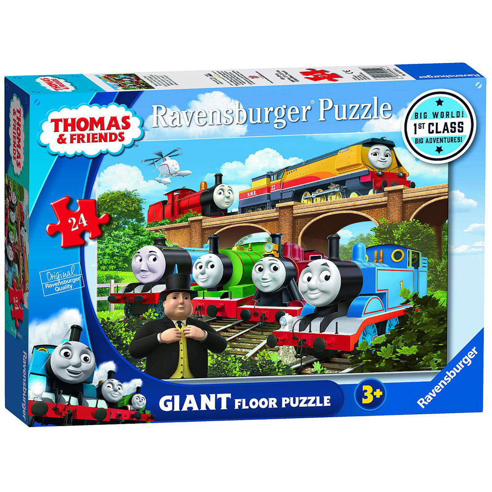 24pc Ravensburger Thomas Giant Floor Jigsaw Puzzle 70x50cm 3y+