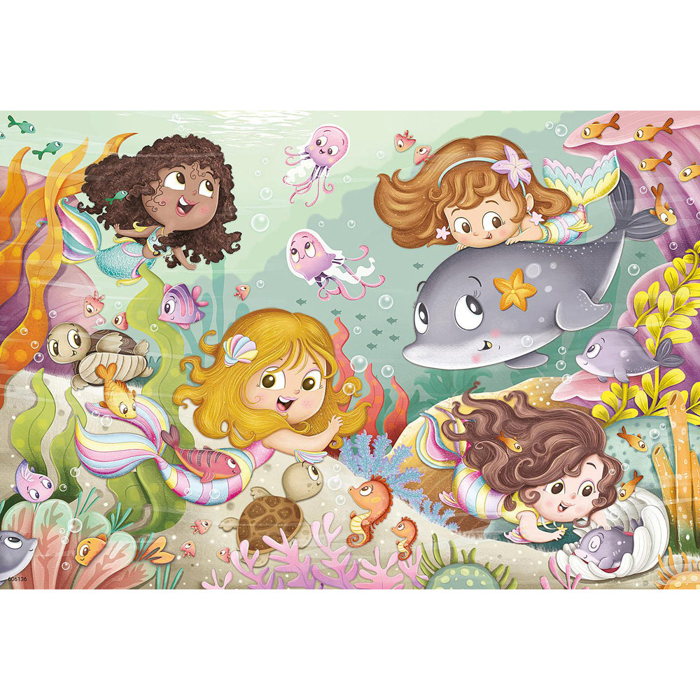 2x12pc Ravensburger Fairies and Mermaids Jigsaw Kids/Childrens Puzzle 4Y+