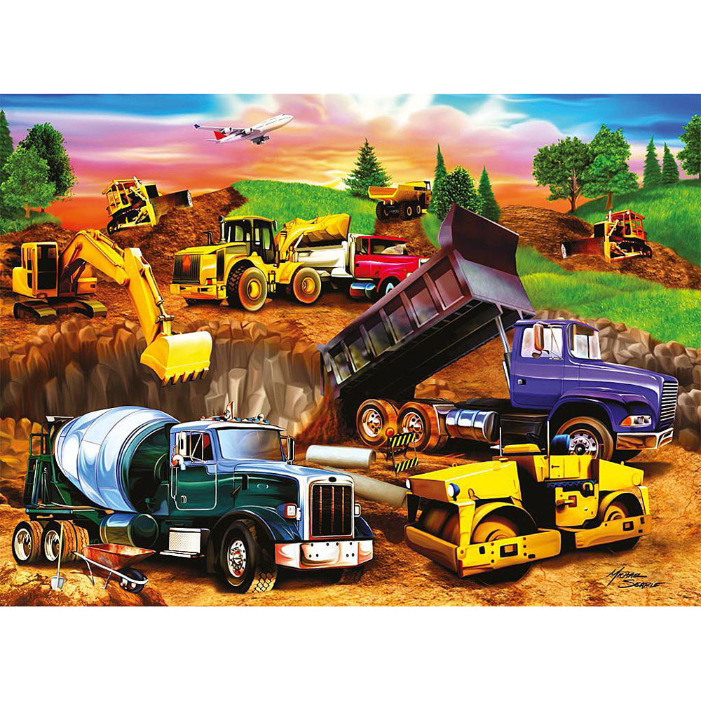 60pc Ravensburger Construction Crowd Jigsaw Puzzle Set 4y+