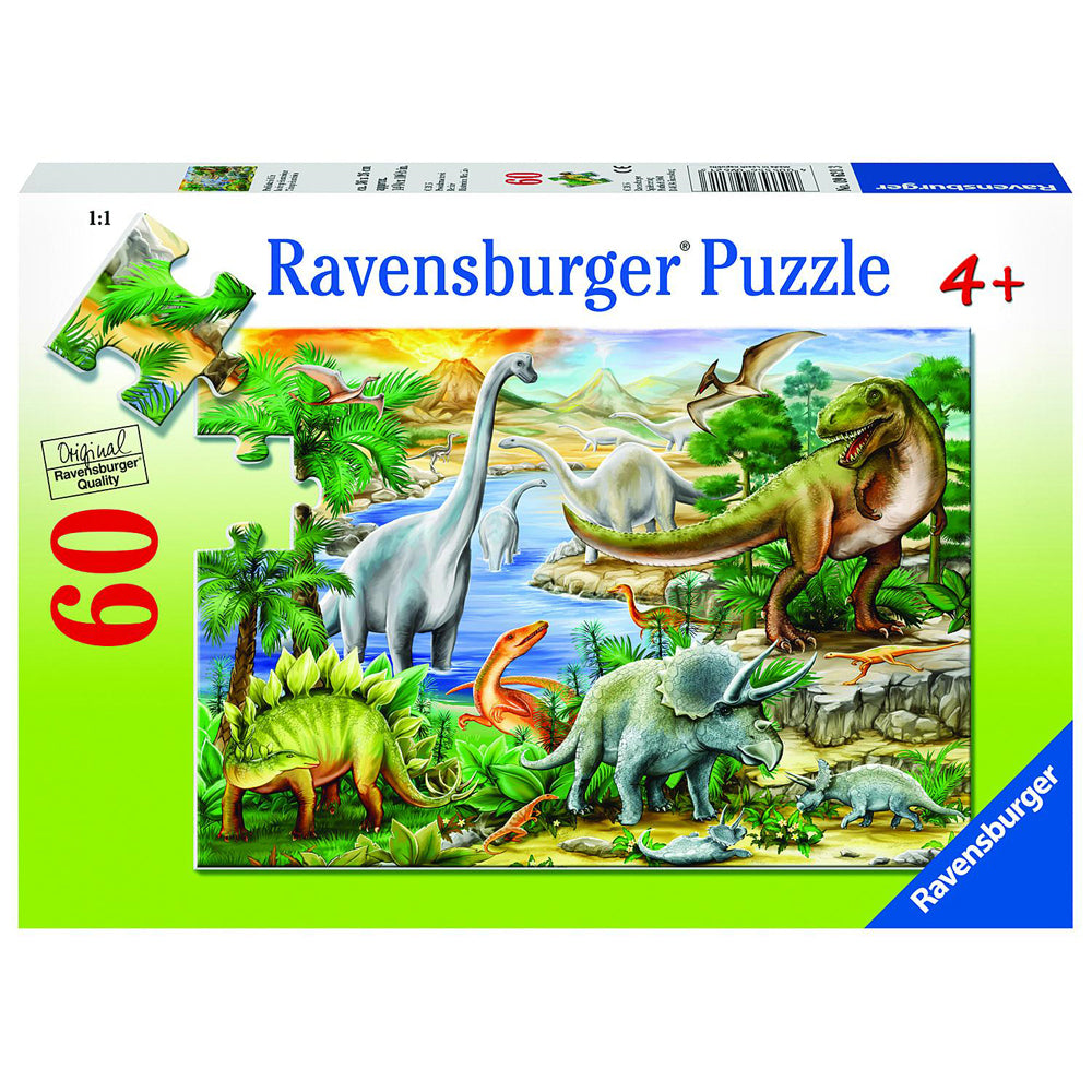 60pc Ravensburger Prehistoric Life Jigsaw Puzzle 4+