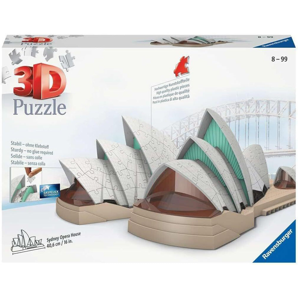 237pc Ravensburger Sydney Opera House 3D Jigsaw Kids/Childrens Puzzle 10Y+