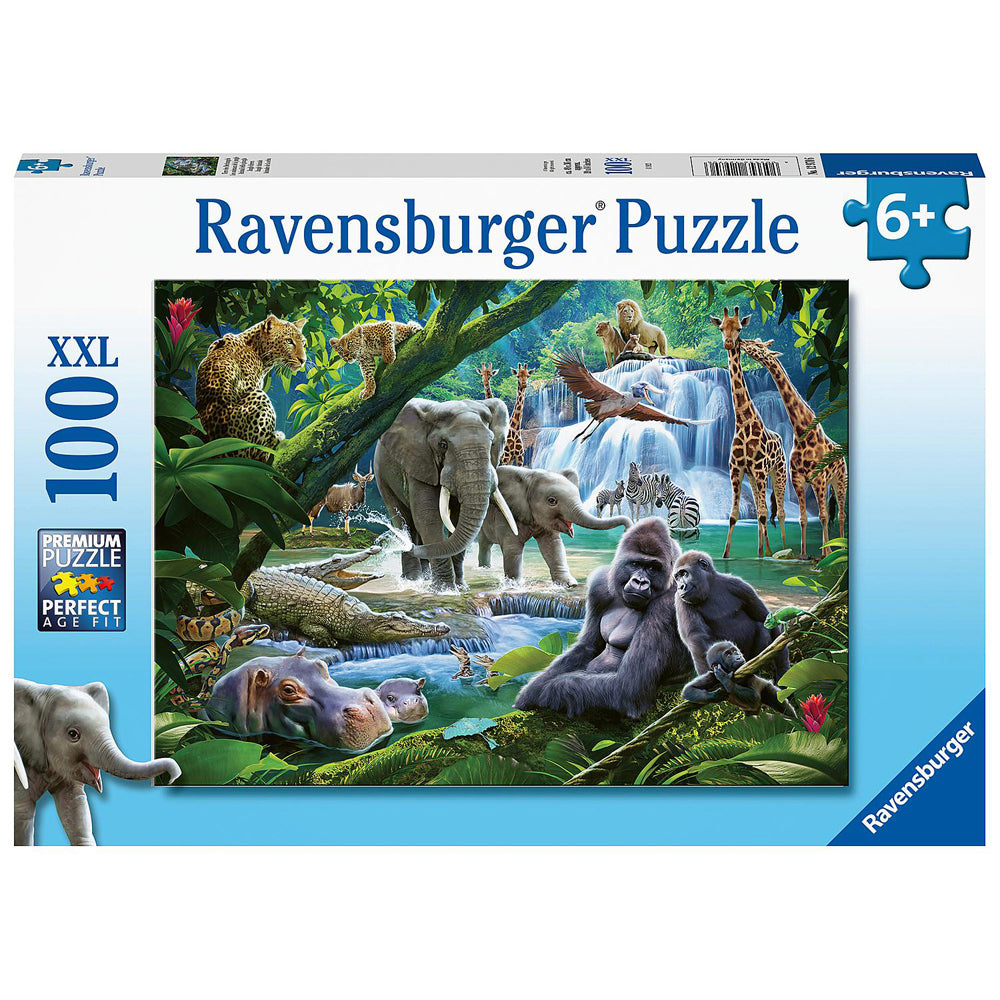 100pc Ravensburger Jungle Animals Jigsaw Puzzle 6+
