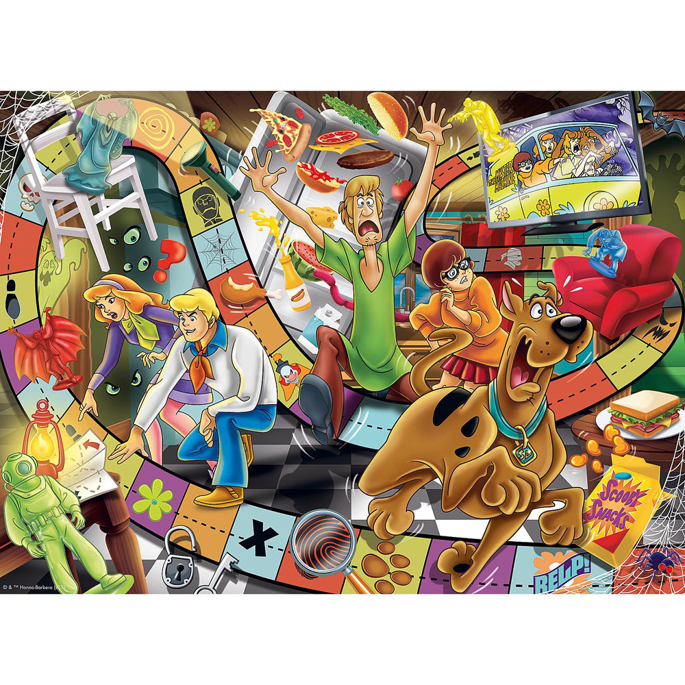200pc Ravensburger Scooby Doo Haunted Jigsaw Puzzle 49x36cm 8y+