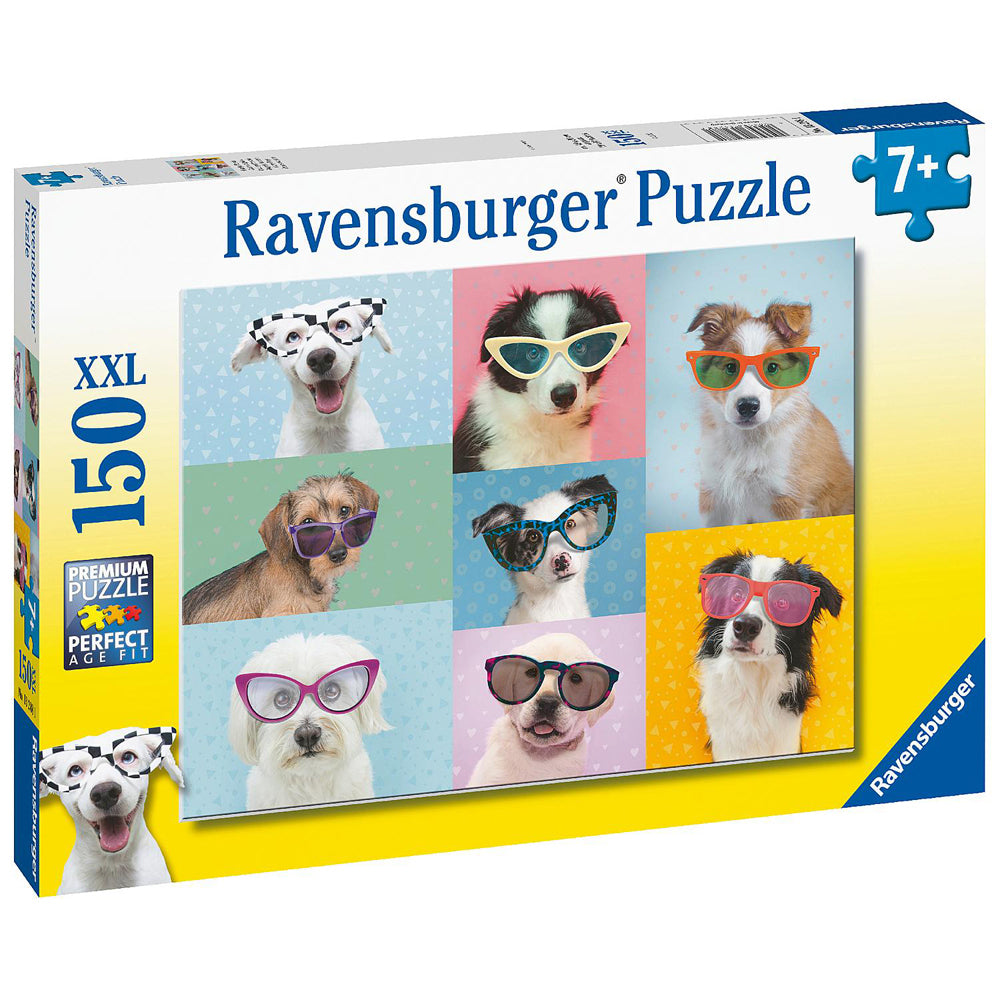 150pc Ravensburger Funny Dogs Kids/Childrens Jigsaw Puzzle 7+