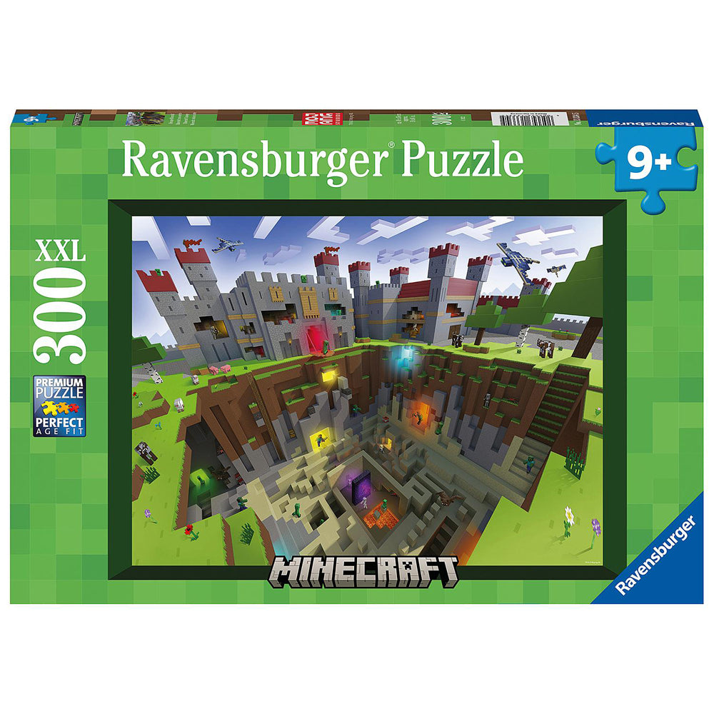 300pc Ravensburger Minecraft Cutaway Jigsaw Puzzle Set 9y+
