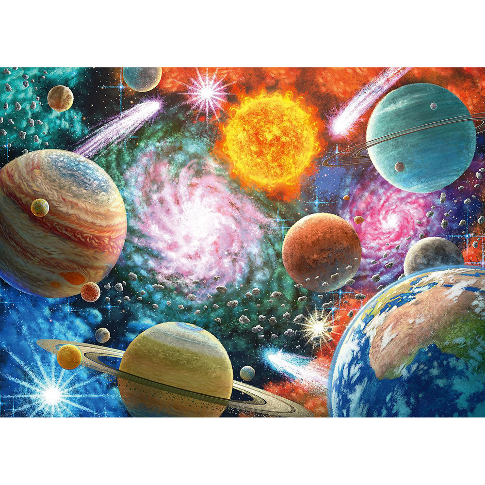 100pc Ravensburger Spectacular Space Jigsaw Kids/Childrens Puzzle 6Y+