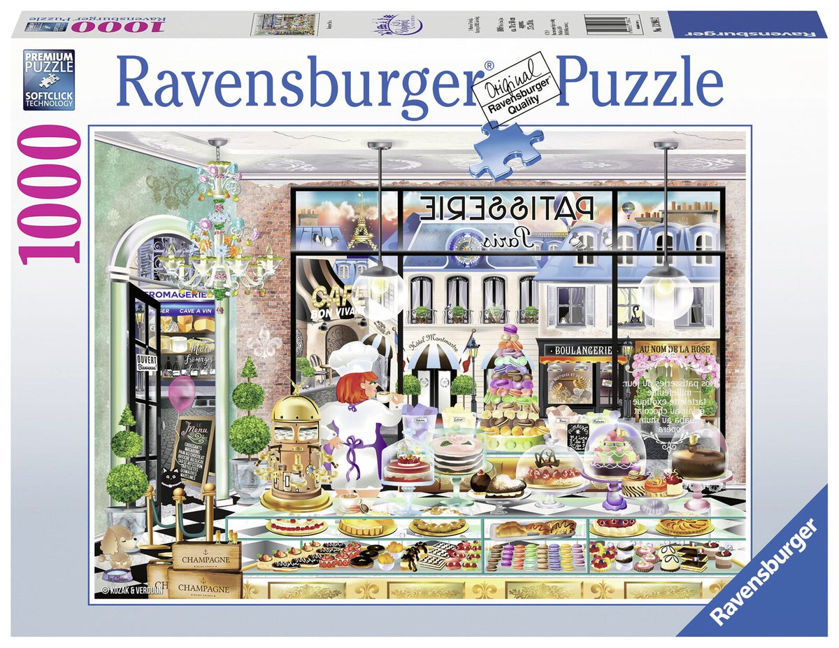 1000pc Ravensburger Wanderlust Good Morning Paris Family Jigsaw Puzzle