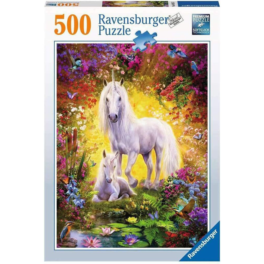 500pc Ravensburger Unicorn and Foal Jigsaw Puzzle