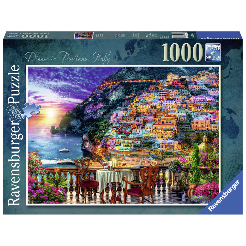 1000pc Ravensburger Positano Italy Jigsaw Puzzle 70x50cm 12y+