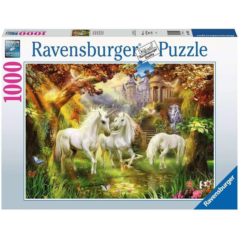 1000pc Ravensburger Unicorns in the Forest Jigsaw Puzzle