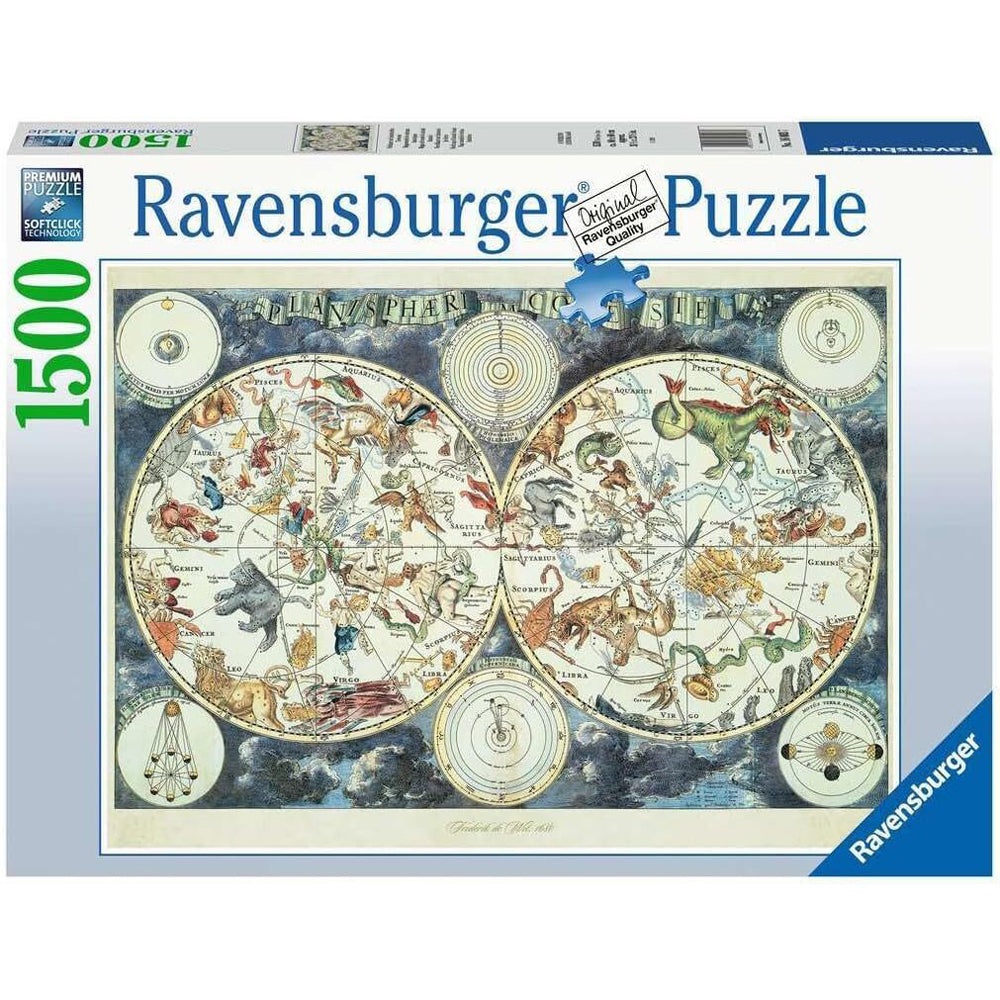 1500pc Ravensburger World Map of Fantastic Beasts Jigsaw Puzzle