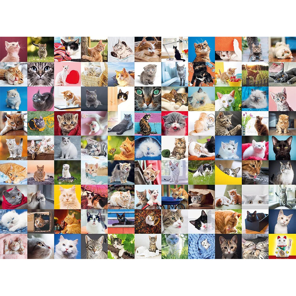 1500pc Ravensburger 99 Cats Animals Family Jigsaw Puzzle