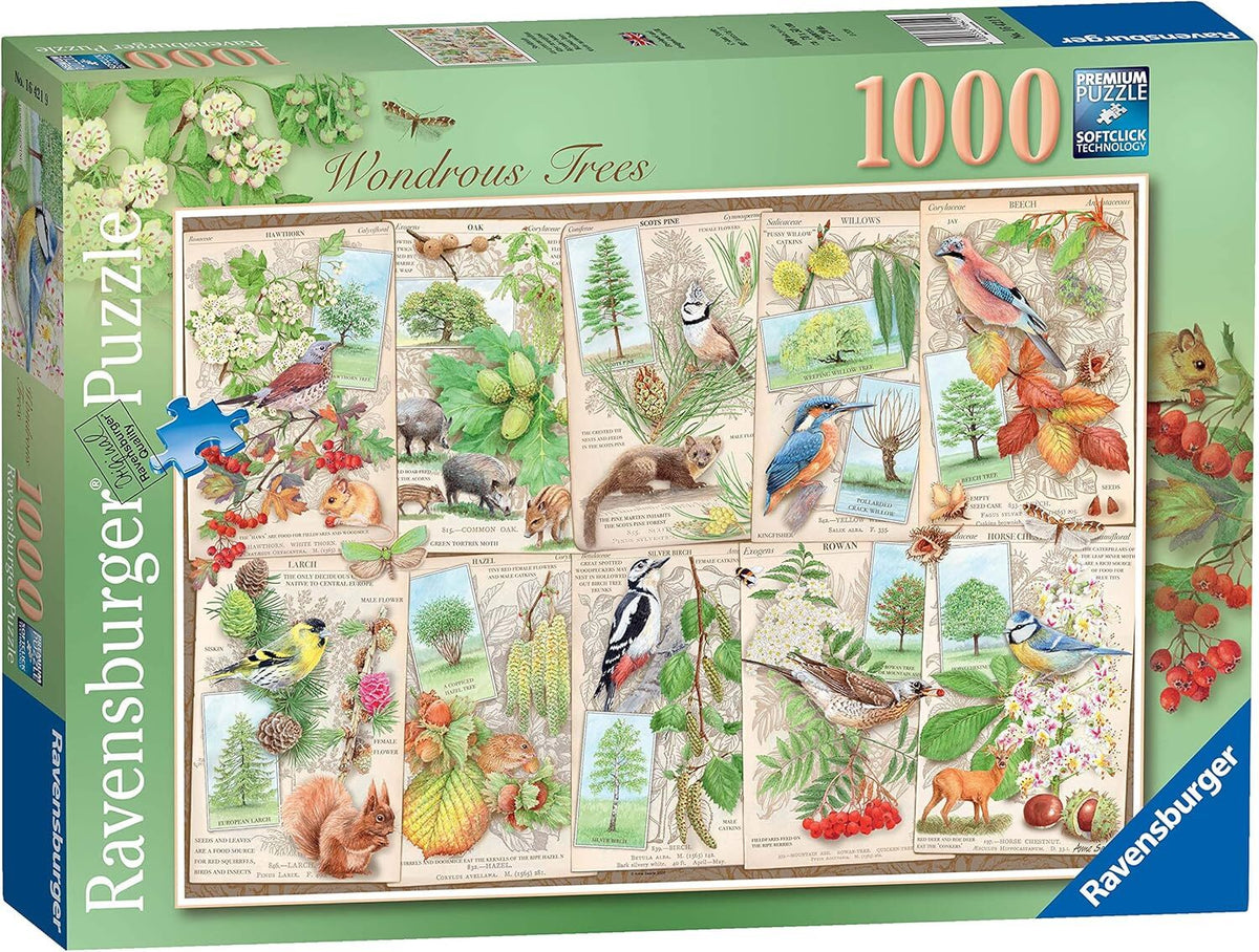 1000pc Ravensburger Wondrous Tree Kids/Childrens Jigsaw Puzzle Set
