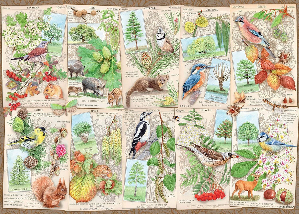 1000pc Ravensburger Wondrous Tree Kids/Childrens Jigsaw Puzzle Set