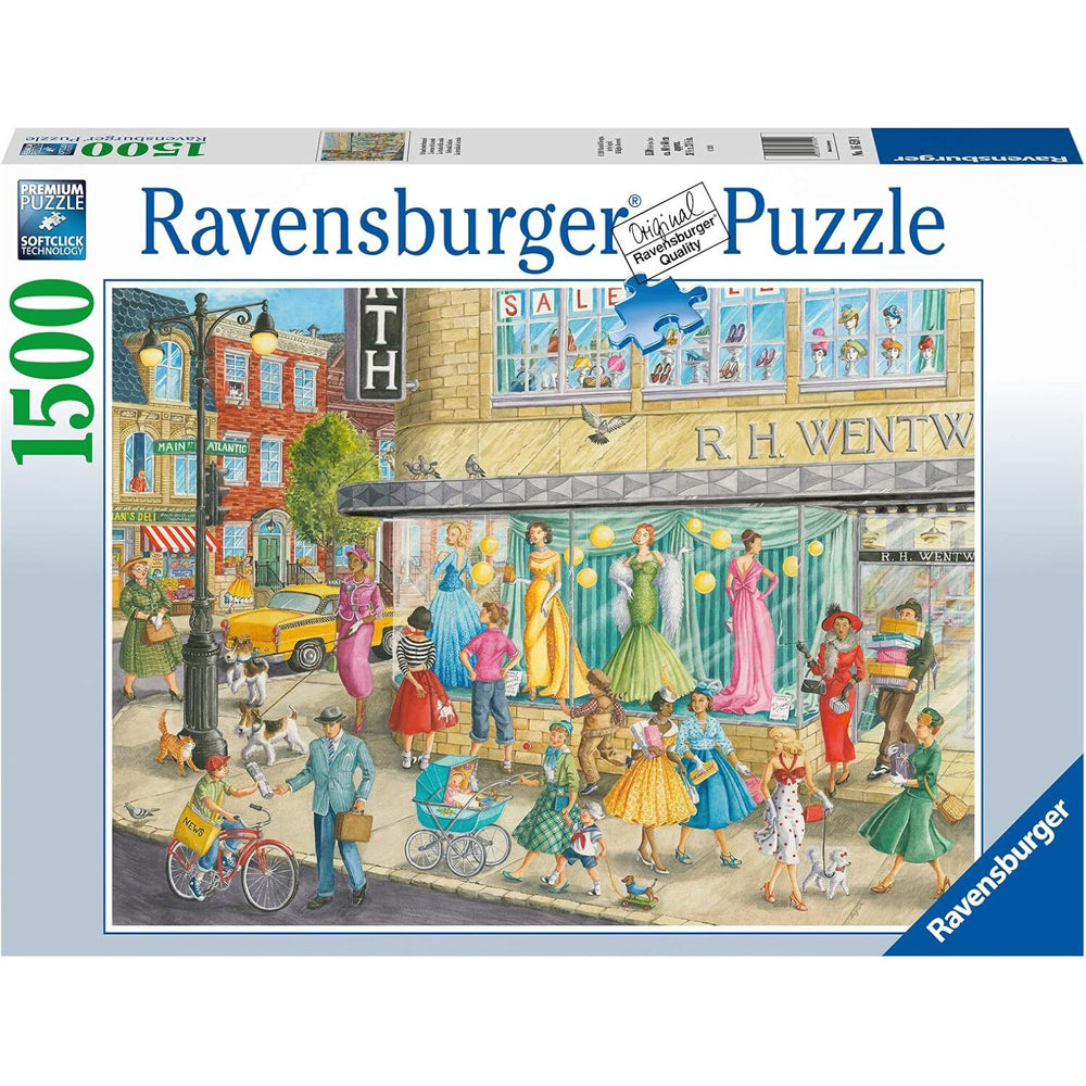 1500pc Ravensburger Sidewalk Fashion Jigsaw Puzzle