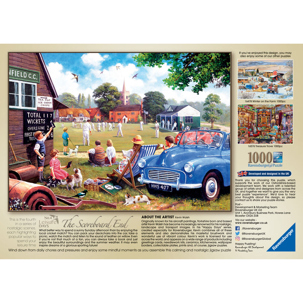 1000pc Ravensburger The Scoreboard End No4 Jigsaw Puzzle 70x50cm 14y+