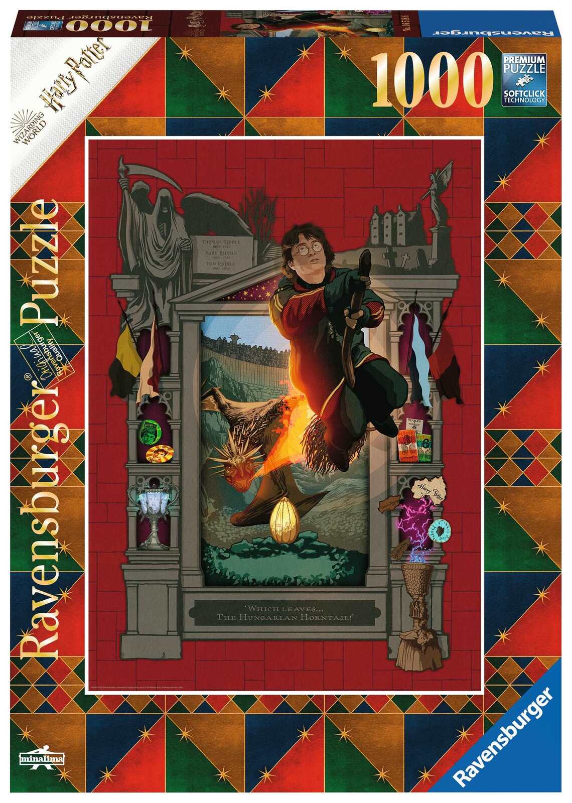 1000pc Ravensburger Harry Potter 4 Jigsaw Puzzle Set Adults