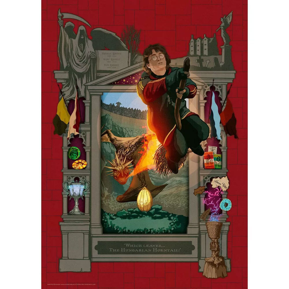 1000pc Ravensburger Harry Potter 4 Jigsaw Puzzle Set Adults
