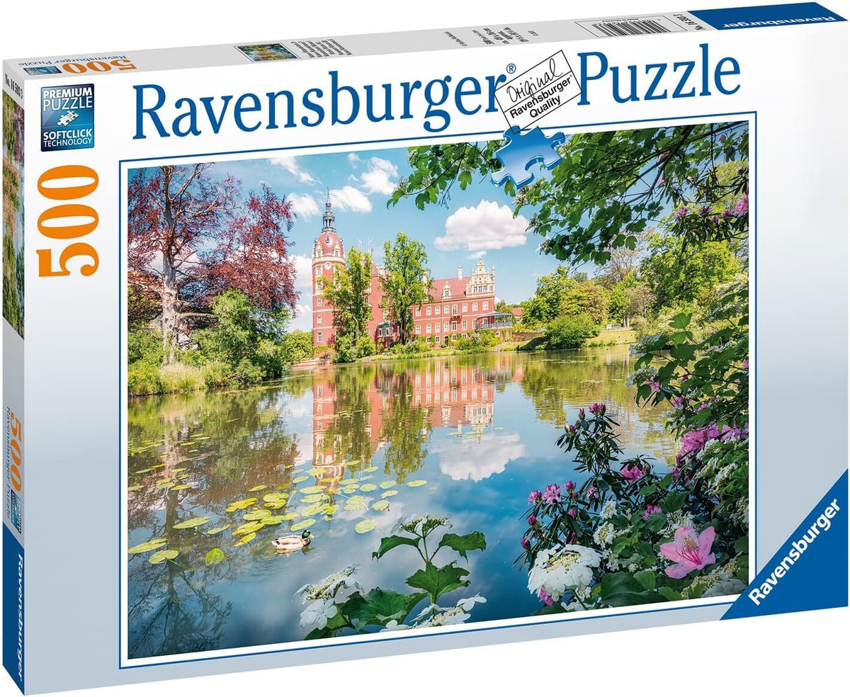 500pc Ravensburger Enchanting Muskau Castle Family Jigsaw Puzzle 49x36cm