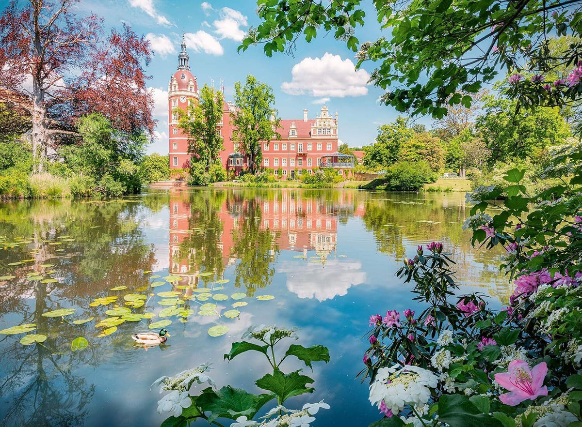500pc Ravensburger Enchanting Muskau Castle Family Jigsaw Puzzle 49x36cm